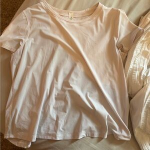 White lightweight athletic top